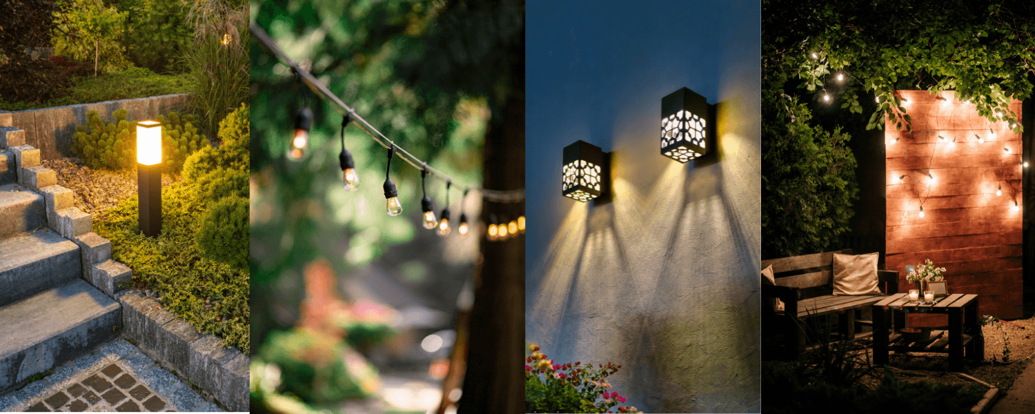 Inspirace pro zahradu: venkovní a dekorativní svítidla.