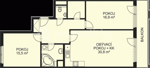 Pronájem bytu 3+kk 103 m², Sazovická, Praha, Praha