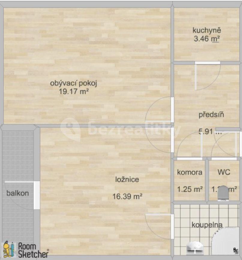 Pronájem bytu 2+1 53 m², Koldům, Litvínov, Ústecký kraj