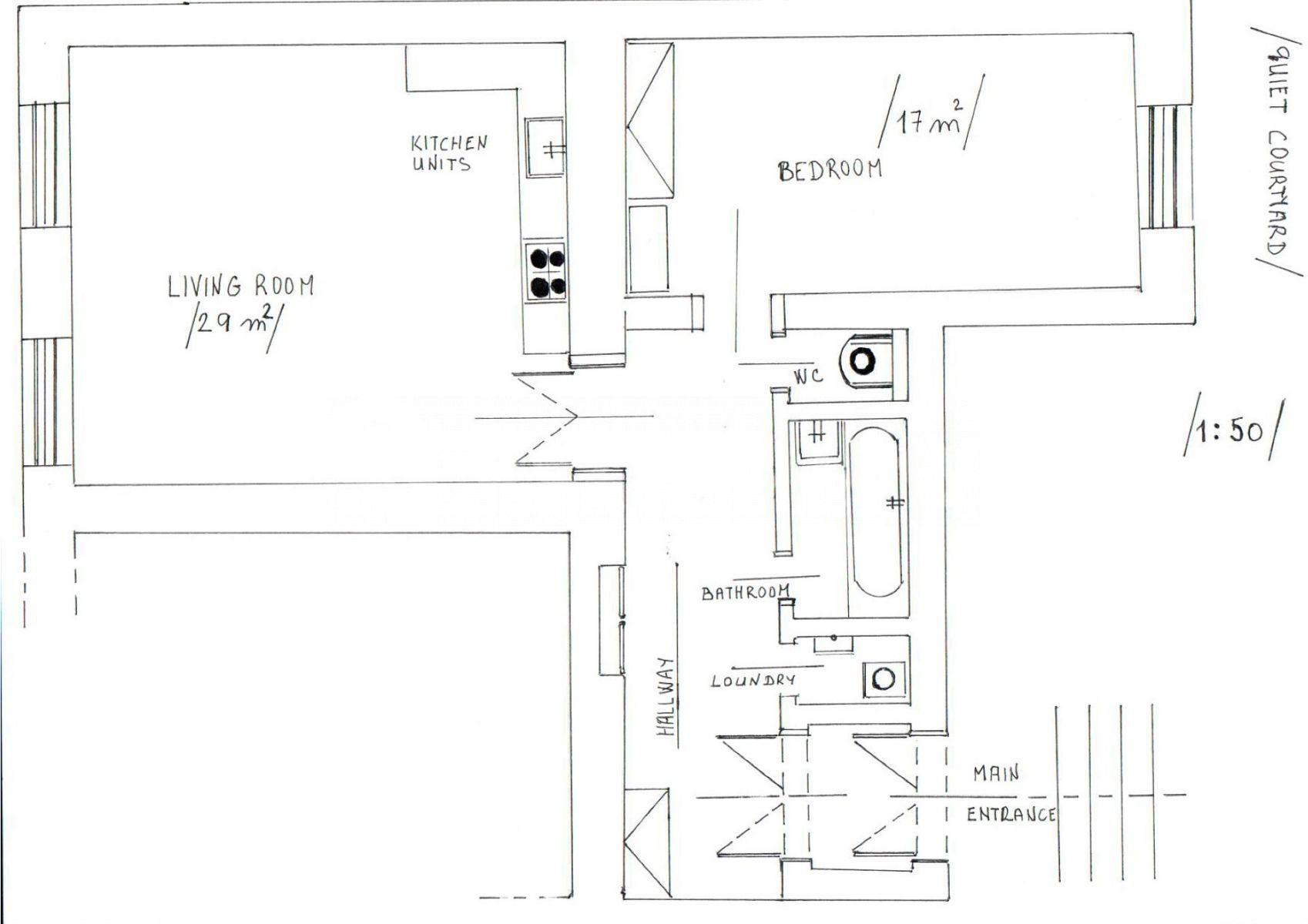 Pronájem bytu 2+kk 70 m², Štefánikova, Praha, Praha