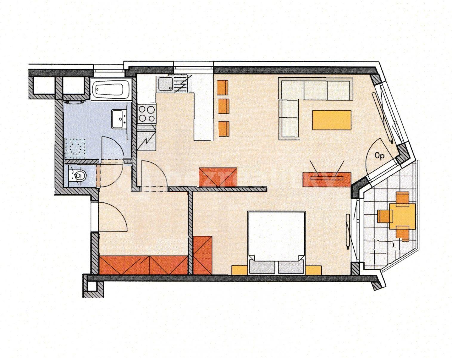 Pronájem bytu 2+kk 55 m², Makedonská, Praha, Praha