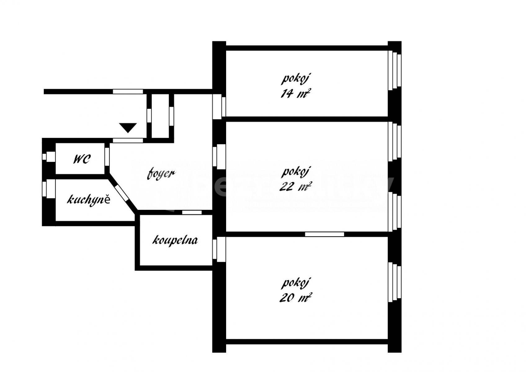 Pronájem bytu 3+1 83 m², Karlovo náměstí, Praha, Praha