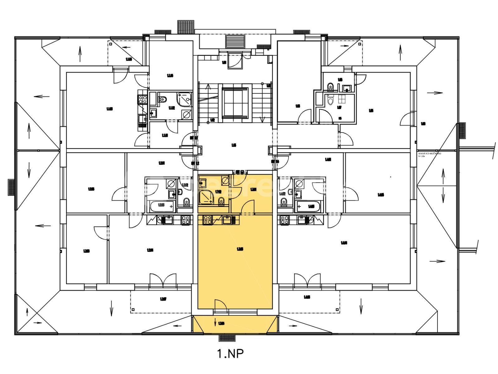 Pronájem bytu 1+kk 38 m², Kadečkové, Praha, Praha