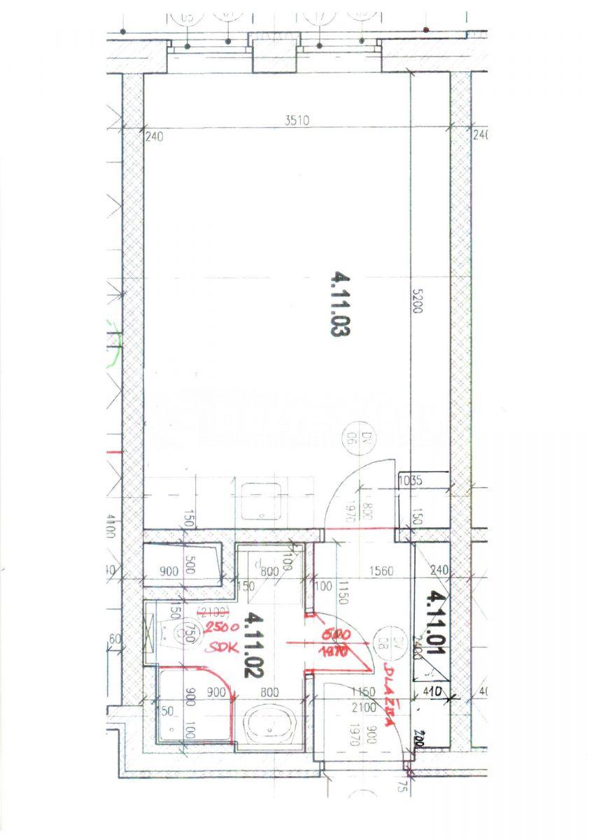 Pronájem bytu 1+kk 30 m², U Slovanky, Praha, Praha