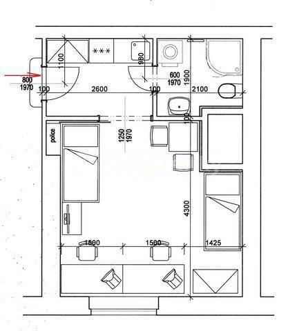 Pronájem bytu Garsoniéra 28 m², Na Dlouhém Lánu, Praha, Praha