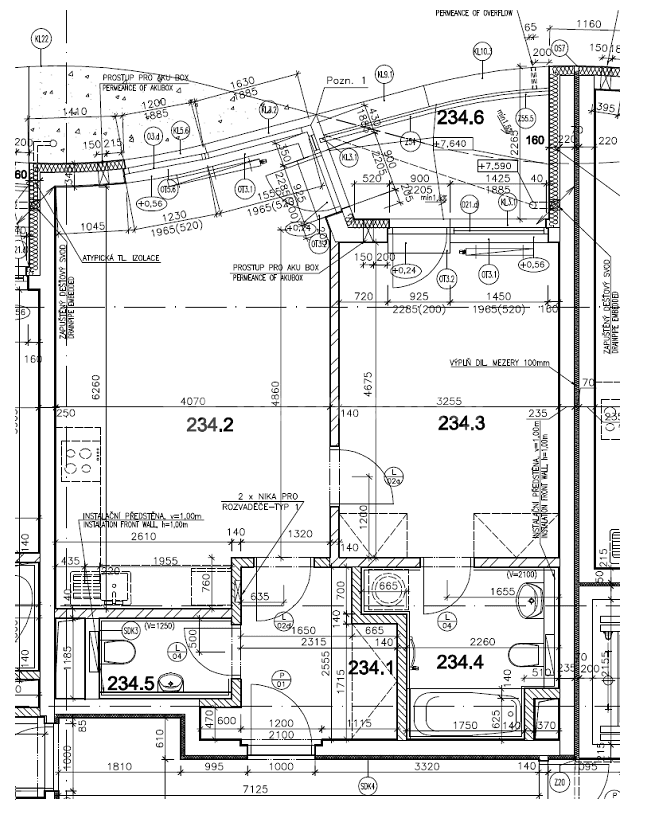 Pronájem bytu 2+kk 54 m², Kurta Konráda, Praha, Praha