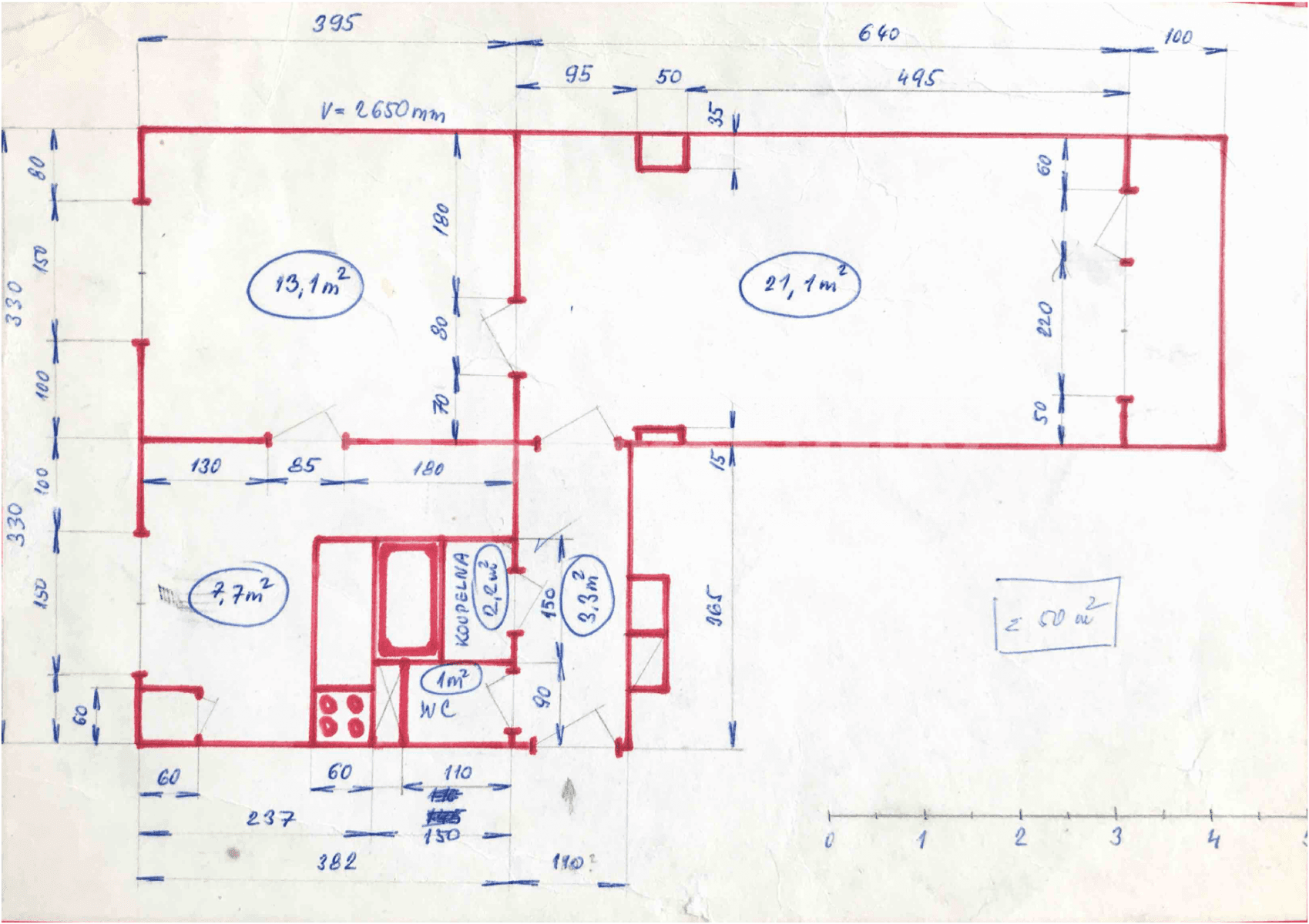 Pronájem bytu 2+1 50 m², Senohrabská, Praha, Praha