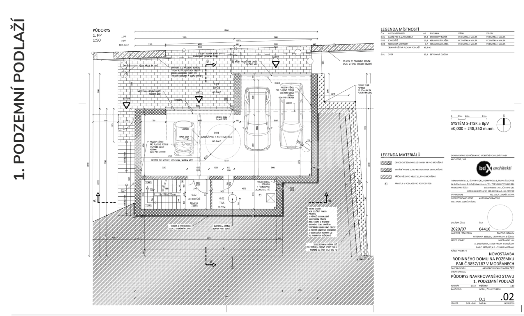 Prodej domu 360 m², pozemek 860 m², Dostálova, Praha, Praha