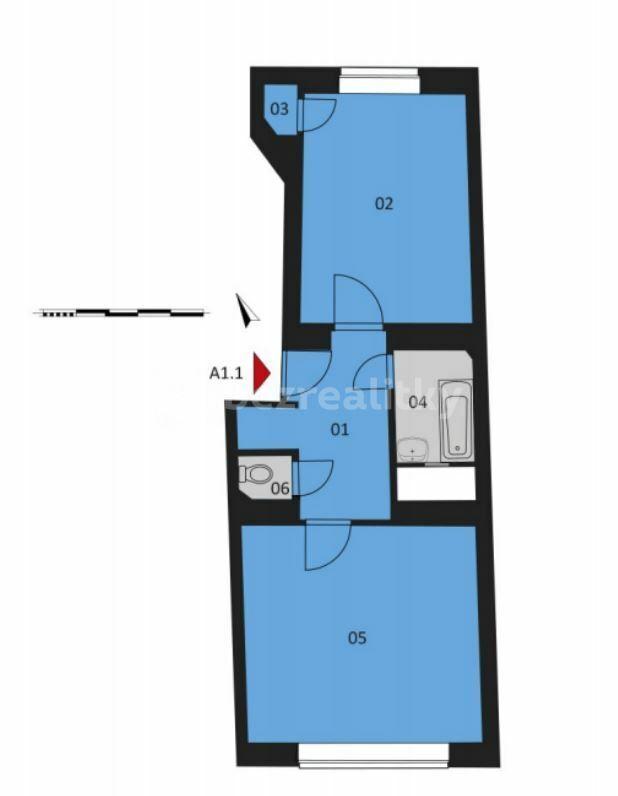 Pronájem bytu 2+kk 45 m², Ďáblická, Praha, Praha