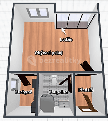 Pronájem bytu 1+1 35 m², Třída Míru, Beroun, Středočeský kraj