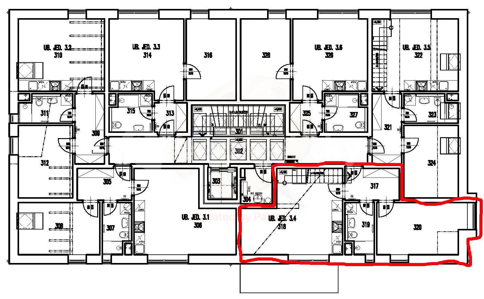 Pronájem bytu 3+kk 68 m², Krátká, Doksy, Středočeský kraj