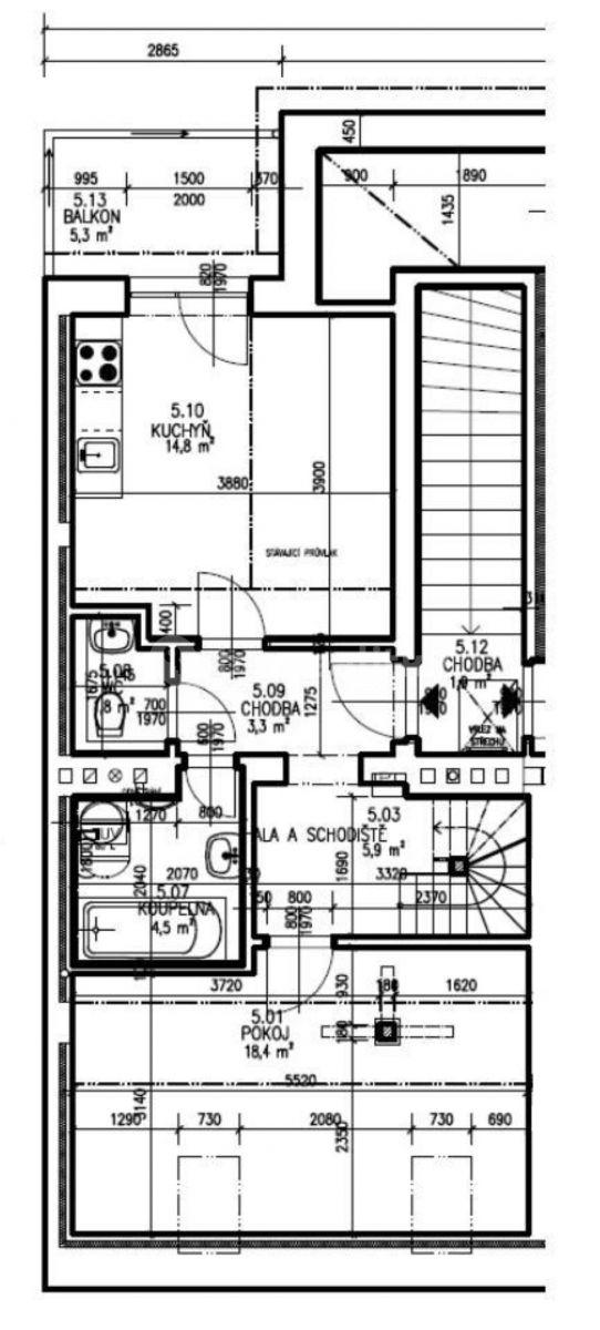 Pronájem bytu 1+1 64 m², Štítného, Praha, Praha