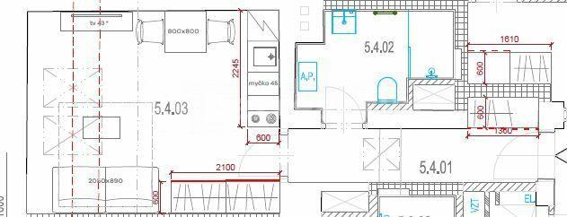 Pronájem bytu 1+kk 30 m², Tusarova, Praha, Praha