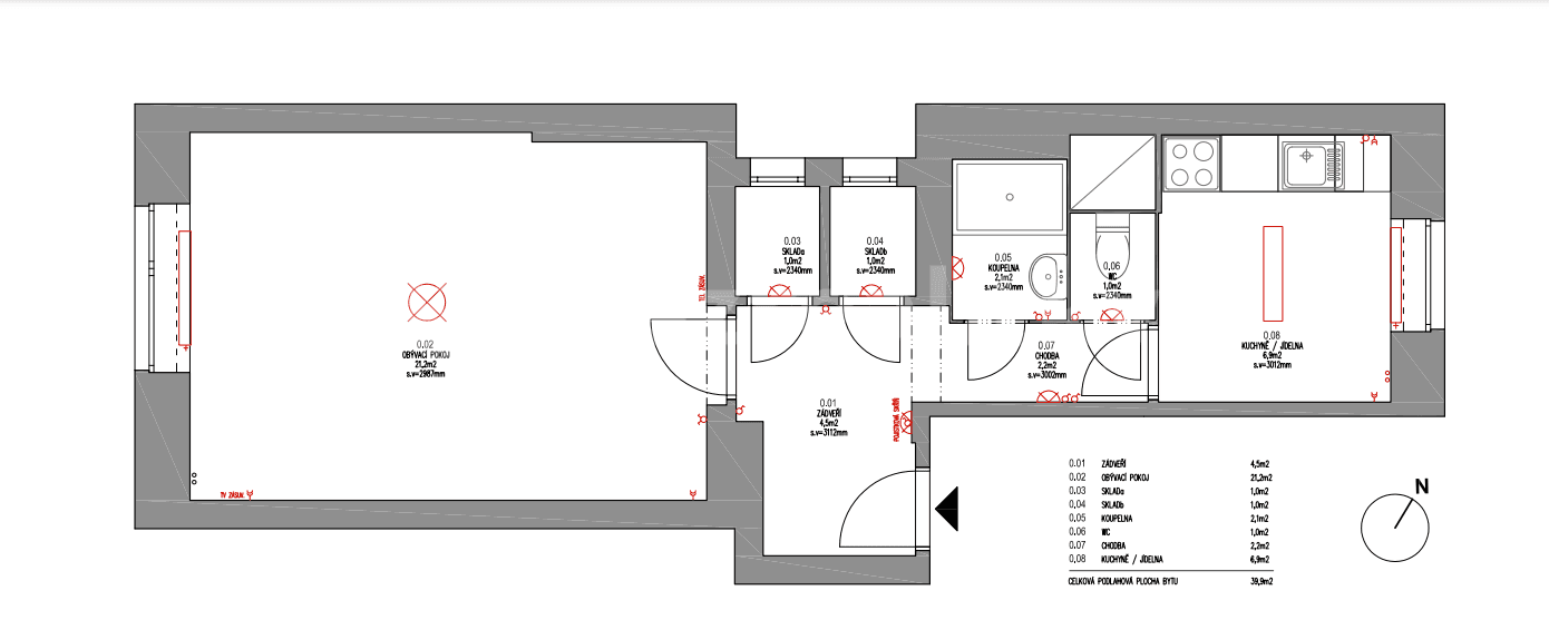 Prodej bytu 1+1 40 m², Foersterova, Karlovy Vary, Karlovarský kraj