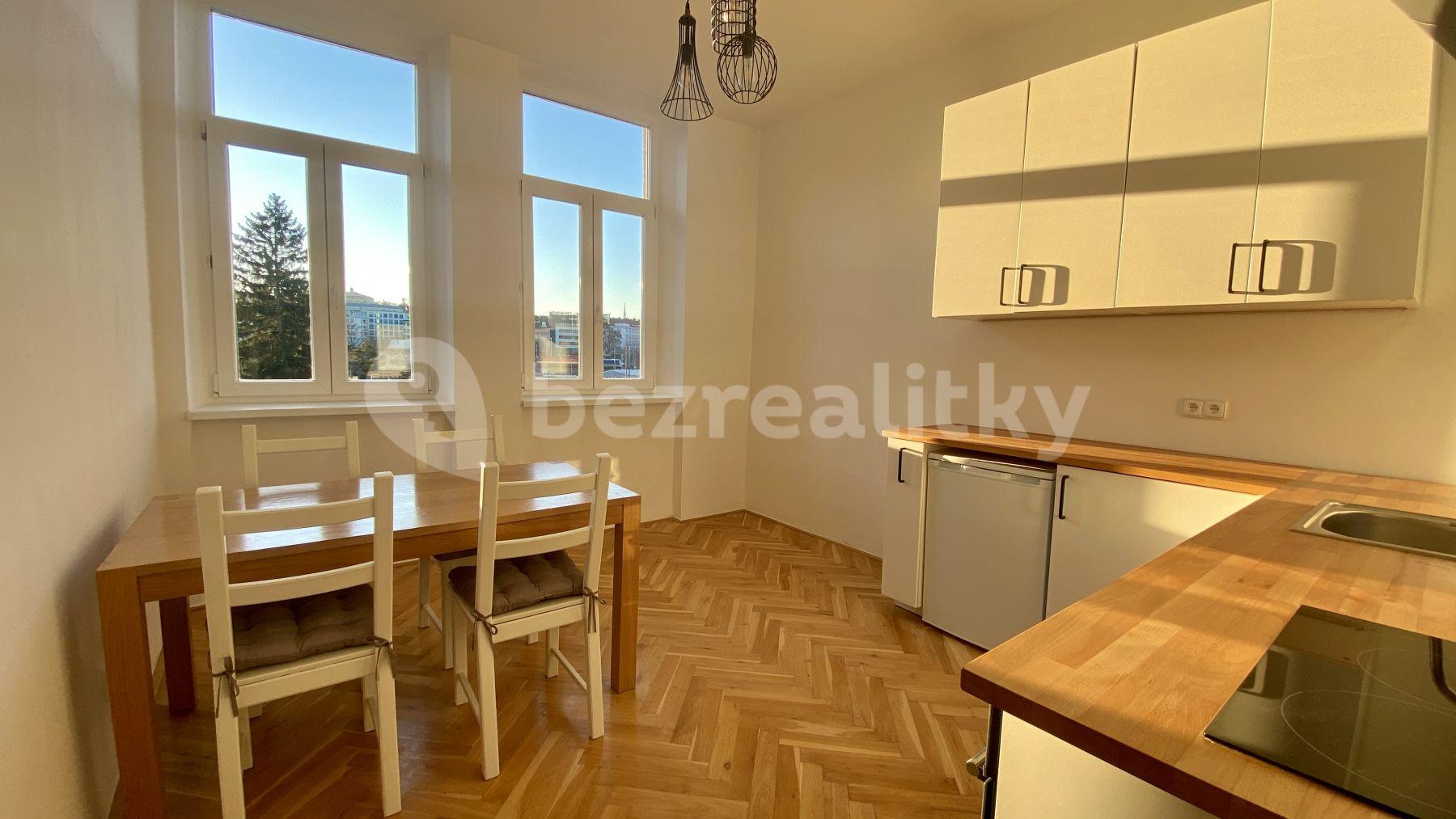 Pronájem bytu 2+kk 50 m², Křížová, Brno, Jihomoravský kraj