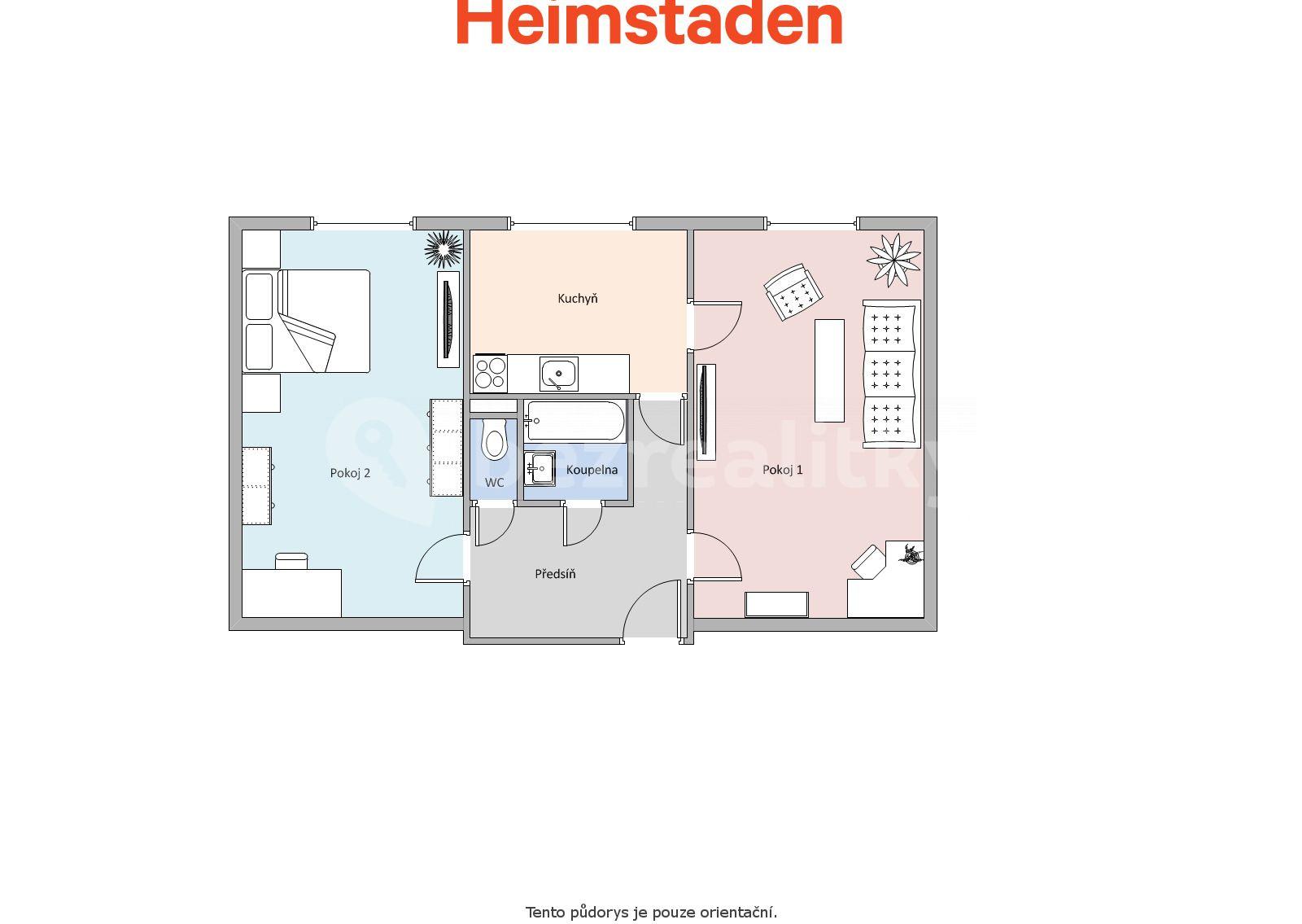 Pronájem bytu 2+1 53 m², Klidná, Havířov, Moravskoslezský kraj