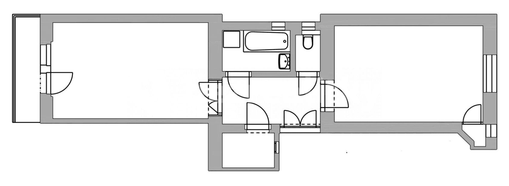 Pronájem bytu 2+kk 55 m², Voroněžská, Praha, Praha