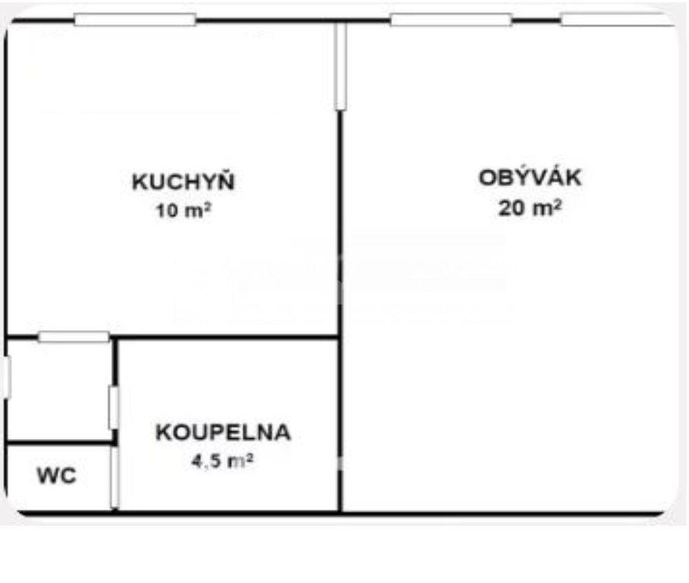 Pronájem bytu 1+1 36 m², Příčná, České Budějovice, Jihočeský kraj