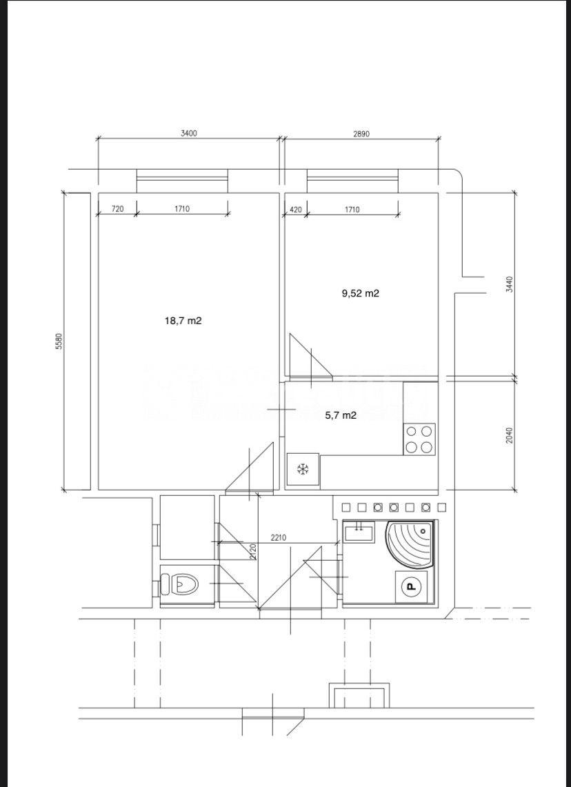 Pronájem bytu 2+1 45 m², Polská, Praha, Praha