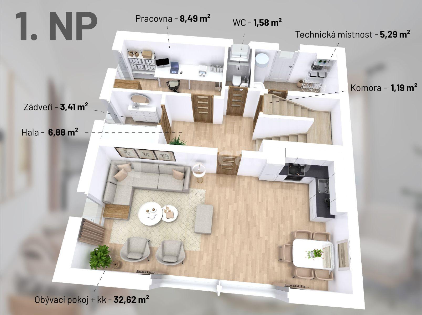 Prodej domu 130 m², pozemek 508 m², K Horce, Doksy, Středočeský kraj