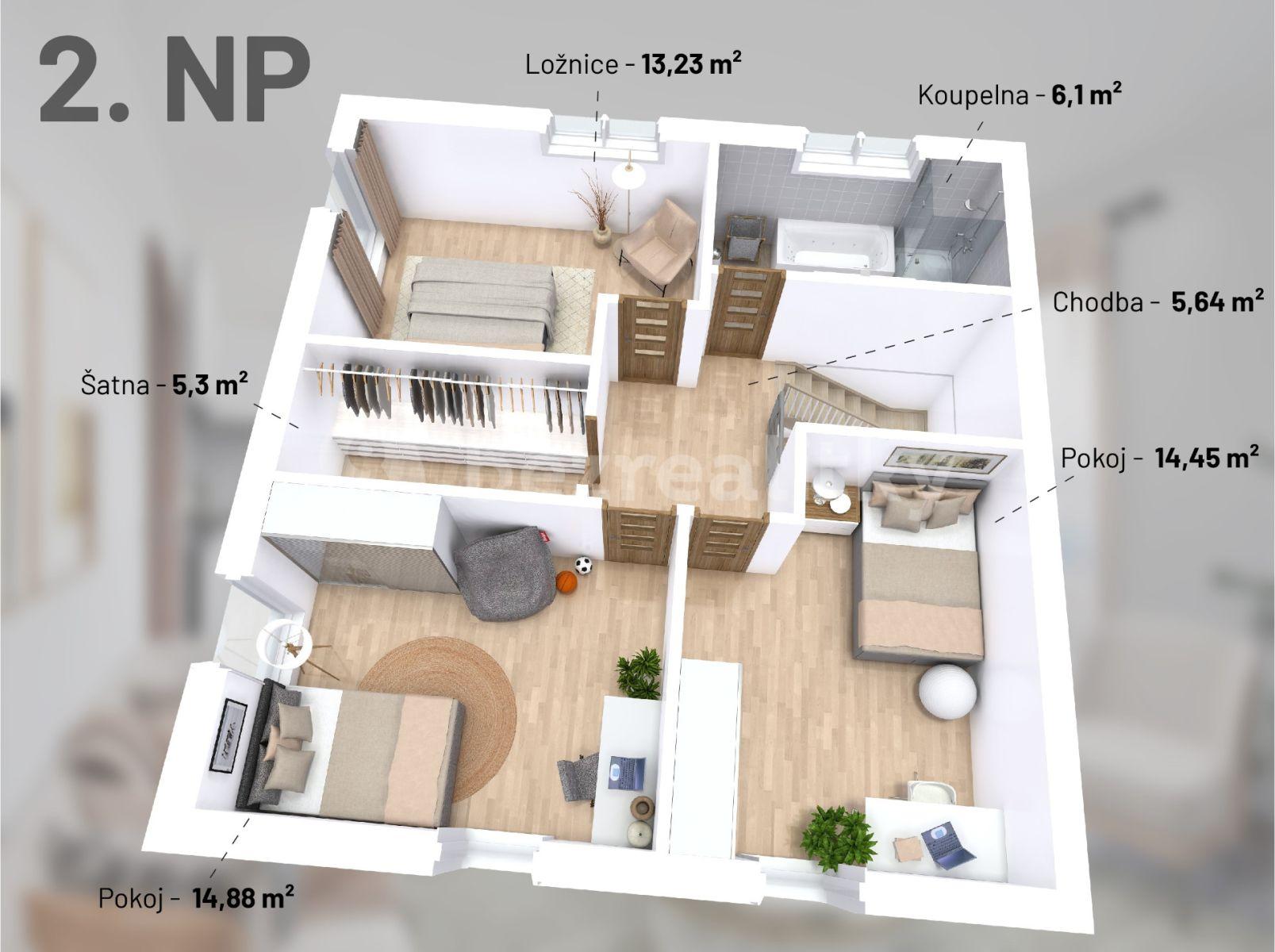 Prodej domu 130 m², pozemek 508 m², K Horce, Doksy, Středočeský kraj