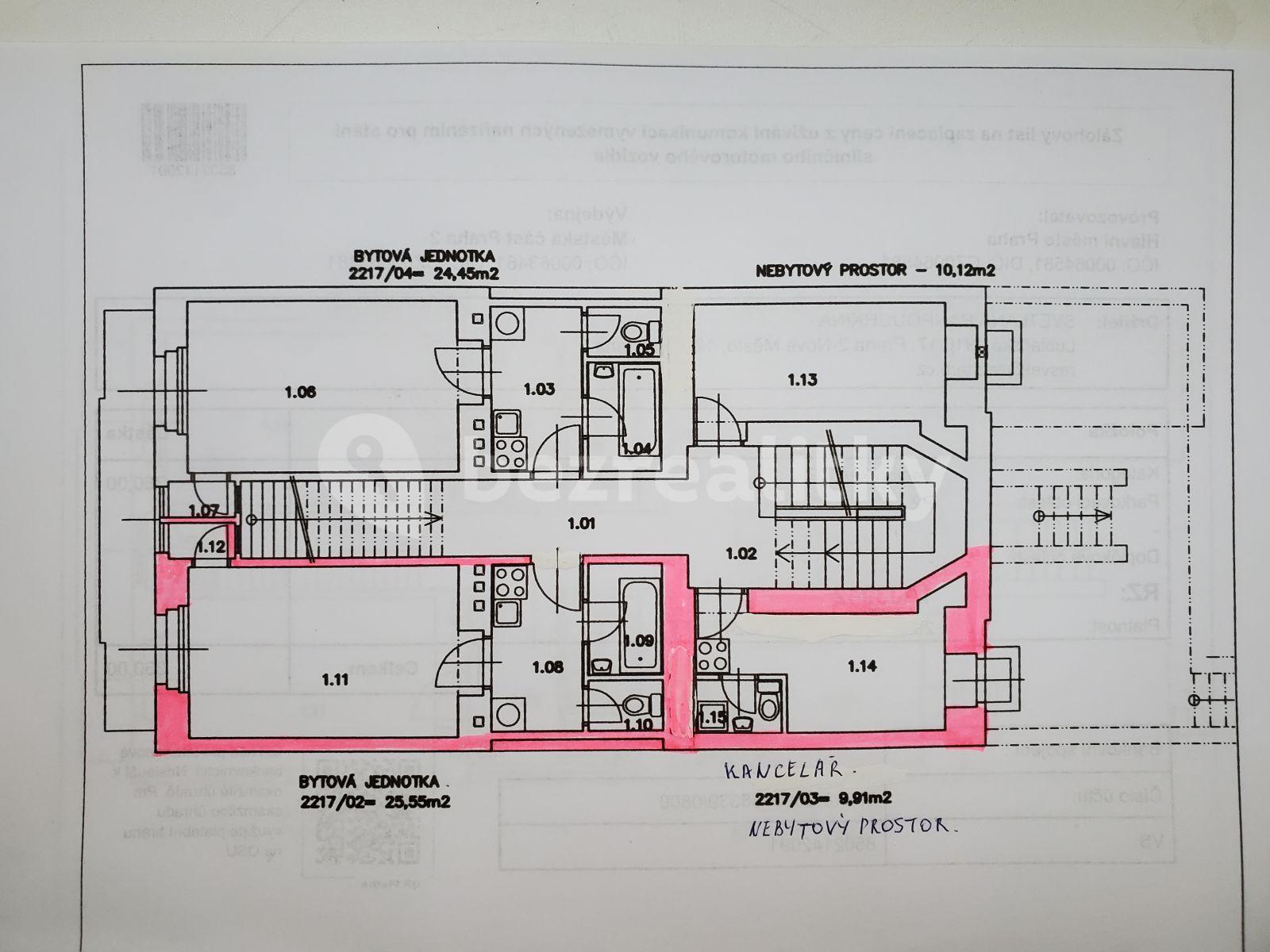 Prodej bytu 1+kk 36 m², Holečkova, Praha, Praha