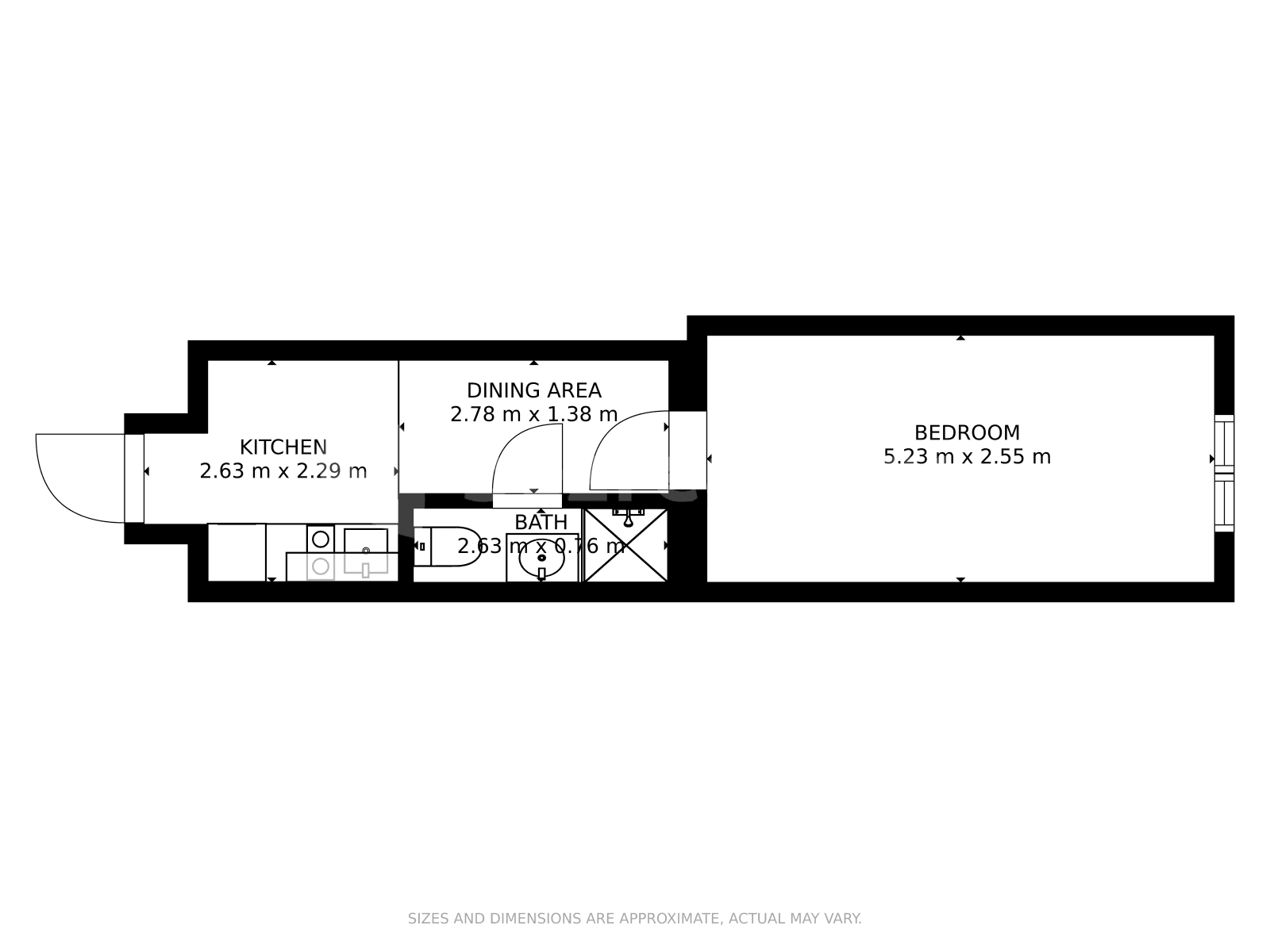 Pronájem bytu 1+1 25 m², Václavská, Brno, Jihomoravský kraj