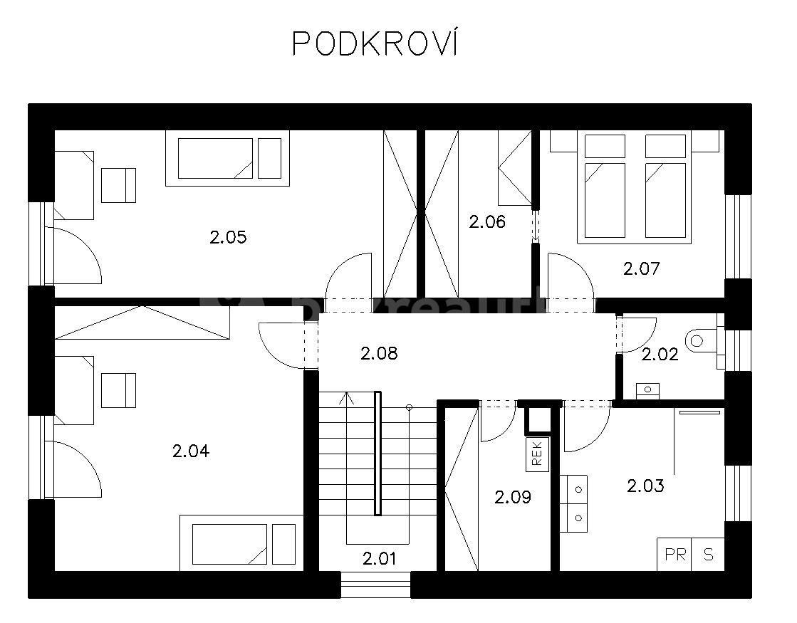 Pronájem domu 168 m², pozemek 751 m², Stromová, Všestary, Středočeský kraj