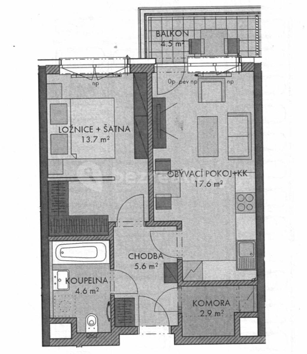 Prodej bytu 2+kk 47 m², Siemensova, Praha, Praha