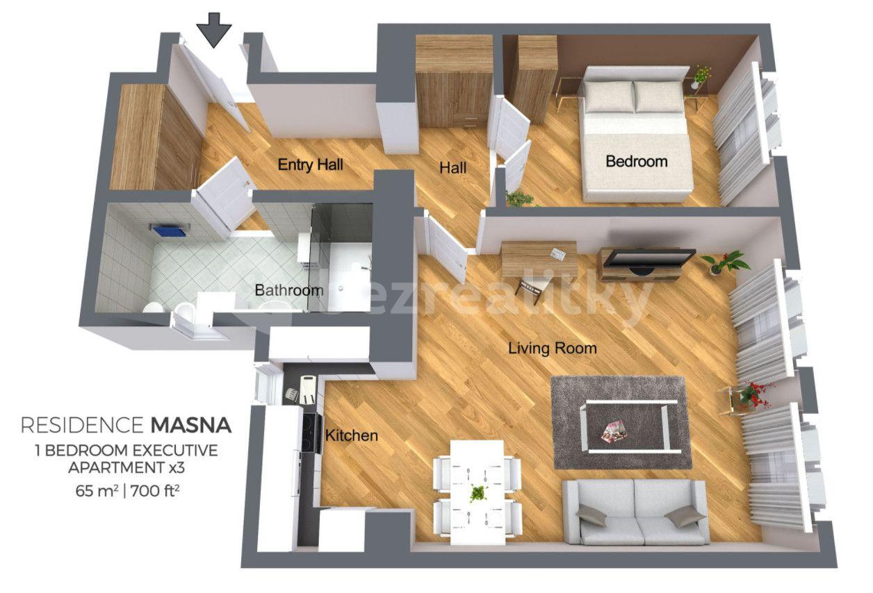 Pronájem bytu 2+kk 65 m², Masná, Praha, Praha