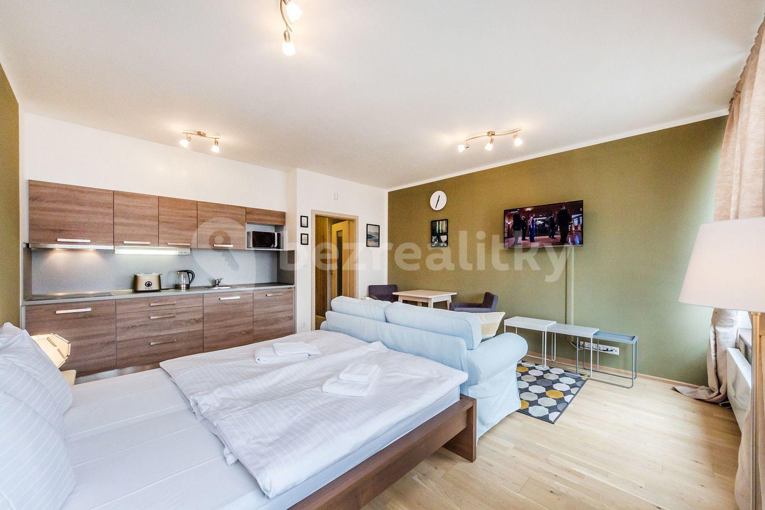 Pronájem bytu 1+kk 30 m², V Háji, Praha, Praha