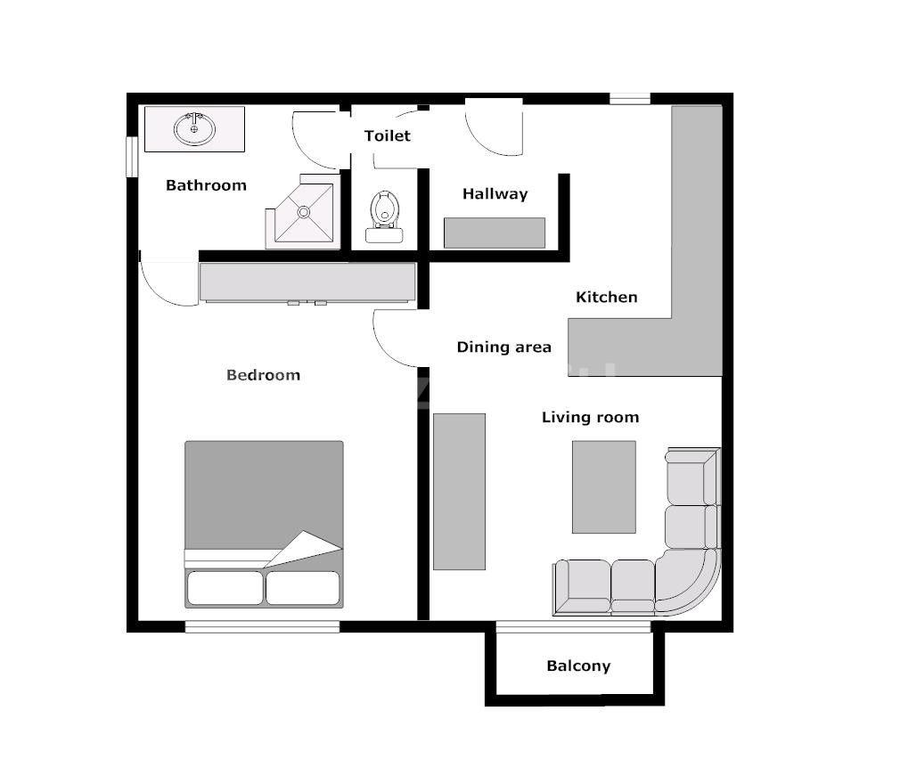 Pronájem bytu 2+1 45 m², Sportovní, Praha, Praha