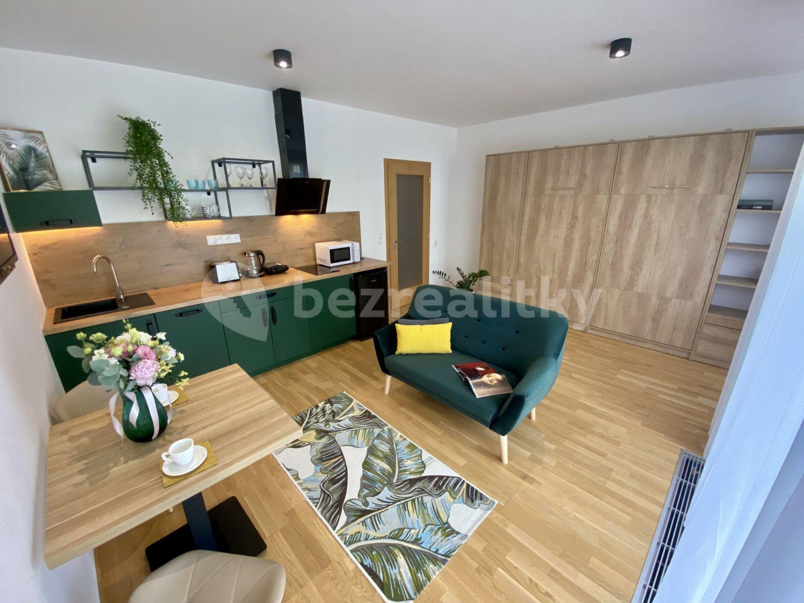 Pronájem bytu 1+kk 32 m², U Průhonu b, Praha, Praha