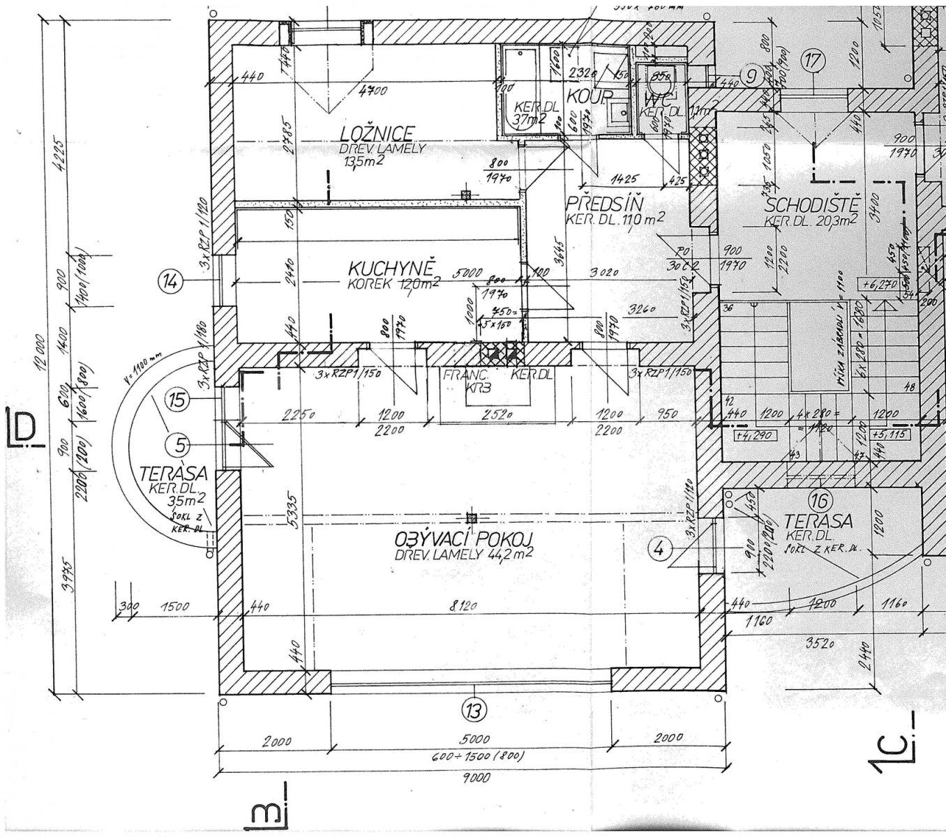 Pronájem bytu 2+1 98 m², Na Okrouhlíku, Praha, Praha