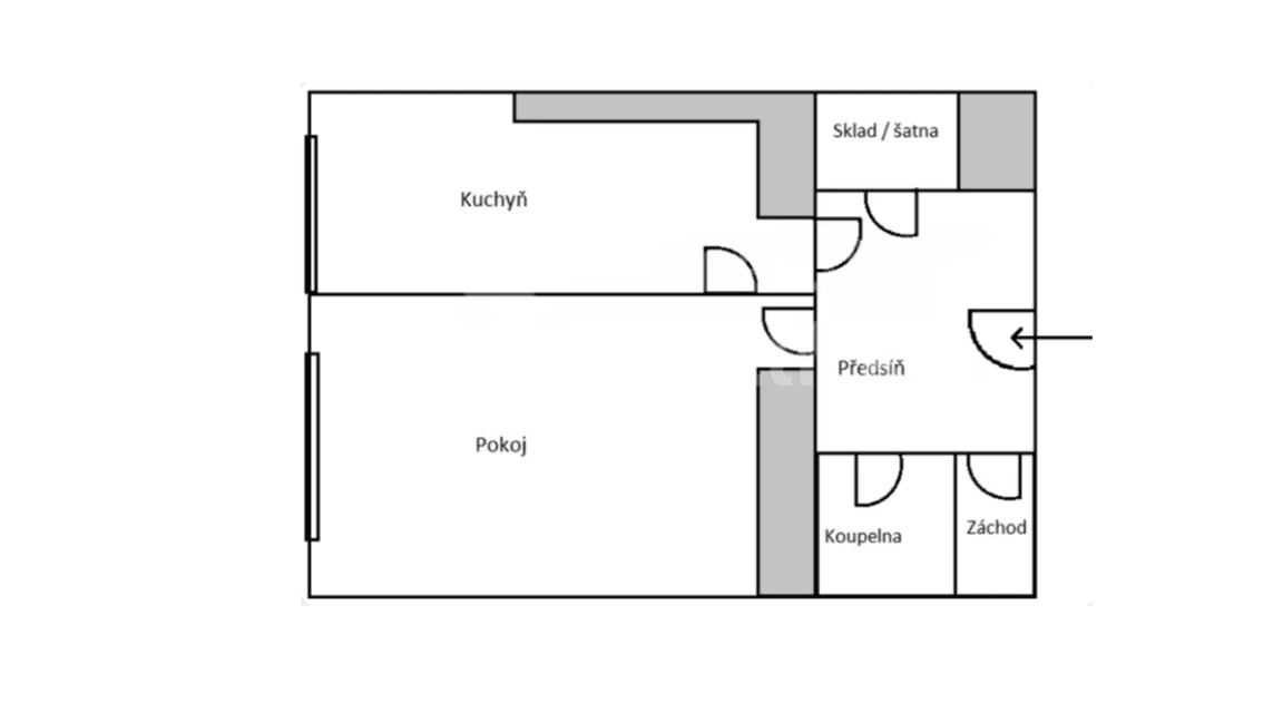 Pronájem bytu 2+kk 50 m², Ortenovo náměstí, Praha, Praha