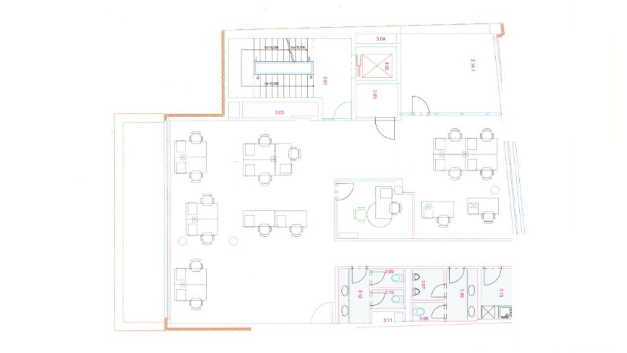 Pronájem kanceláře 176 m², Kováků, Praha, Praha