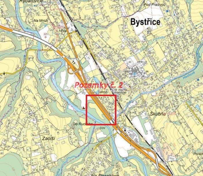 Prodej pozemku 17.102 m², Bystřice, Moravskoslezský kraj