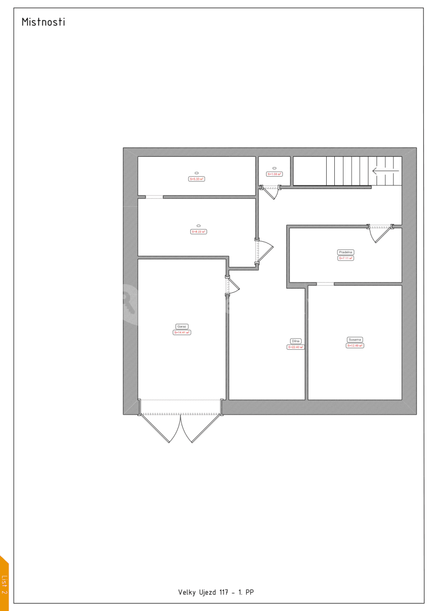 Prodej domu 220 m², pozemek 1.926 m², Chorušice, Středočeský kraj