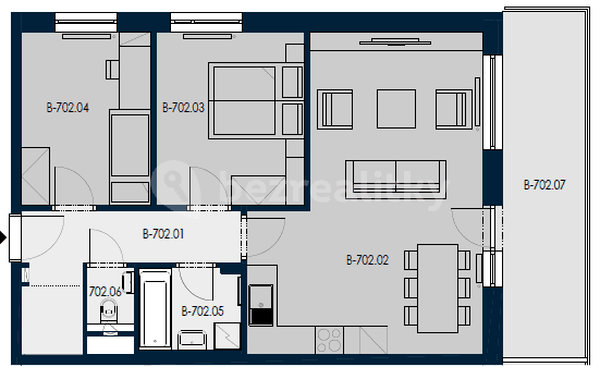 Prodej bytu 3+kk 63 m², Zvěřinova, Praha, Praha