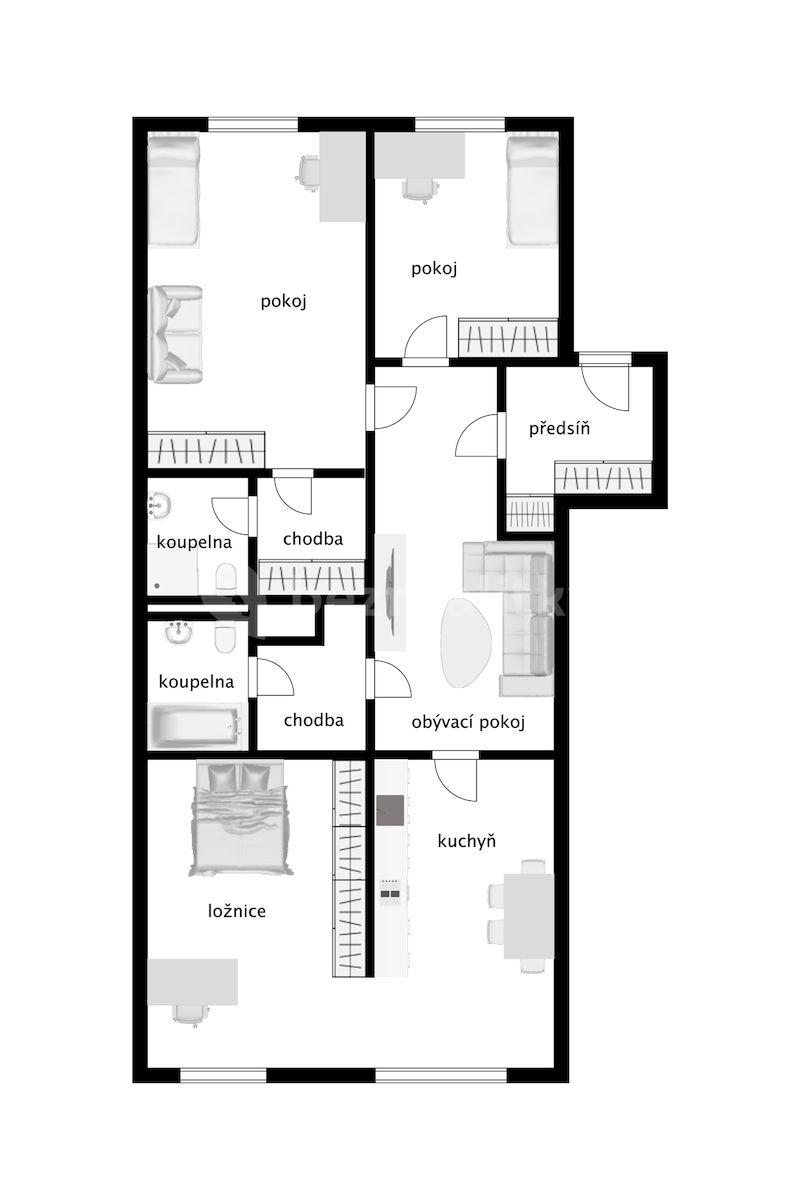 Prodej bytu 3+kk 110 m², Třebízského, Slaný, Středočeský kraj