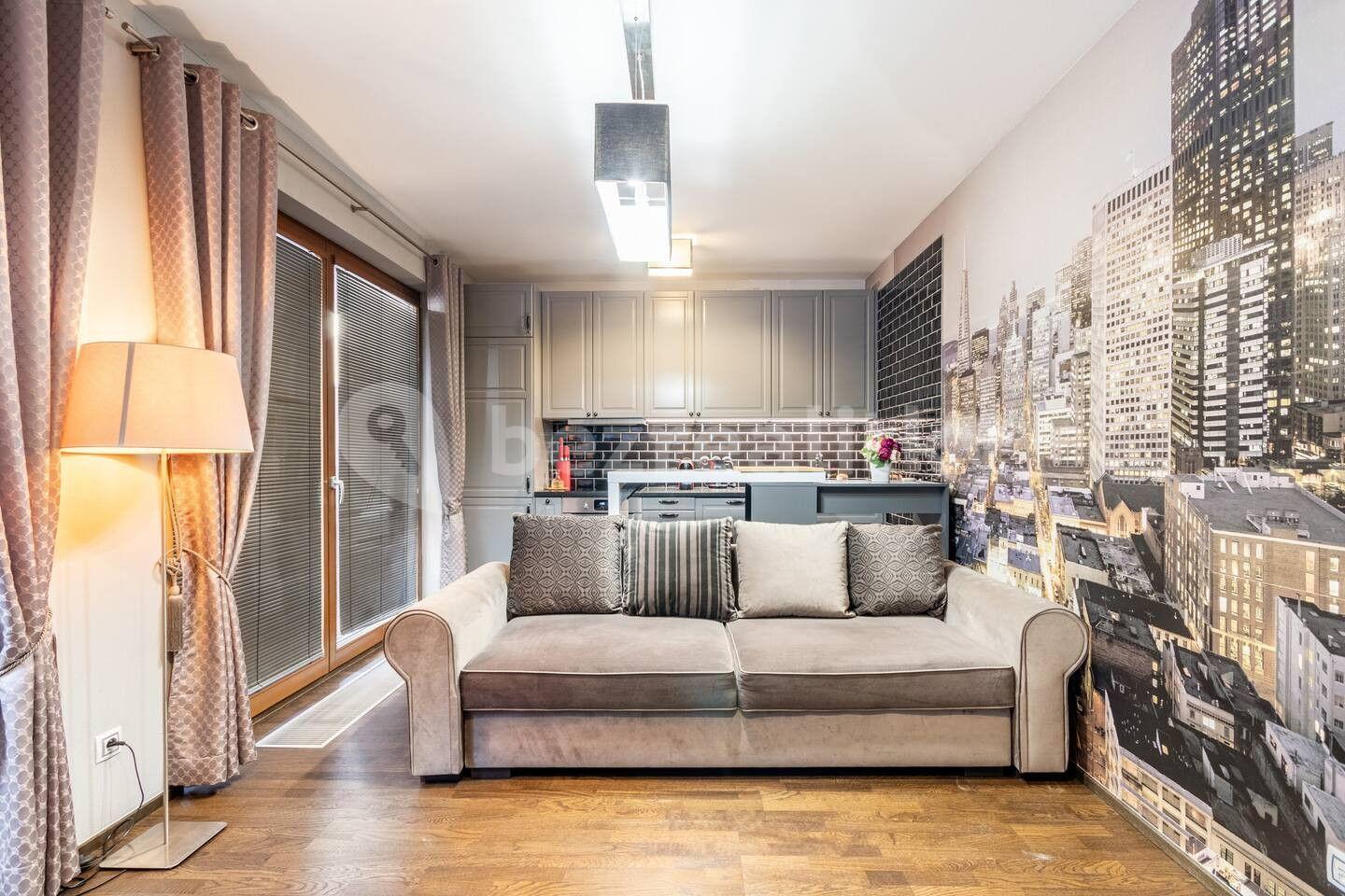 Pronájem bytu 1+kk 39 m², Mozartova, Praha, Praha