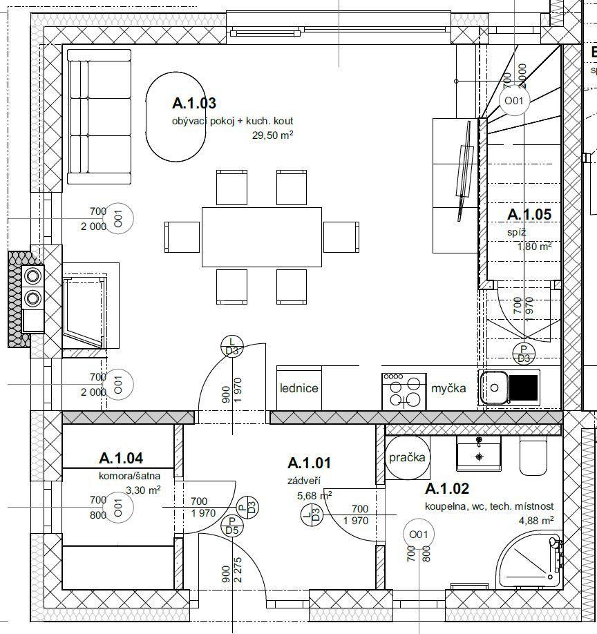 Prodej domu 92 m², pozemek 375 m², Šámalova, Horoušany, Středočeský kraj