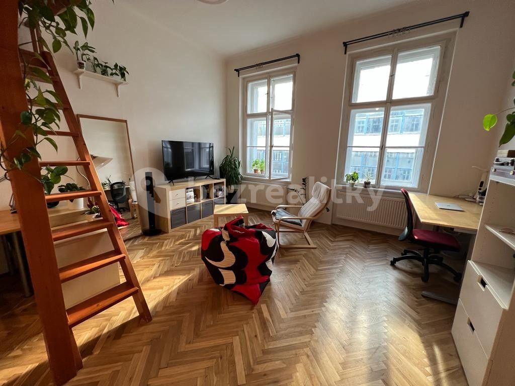 Pronájem bytu 1+1 45 m², Veverkova, Praha, Praha