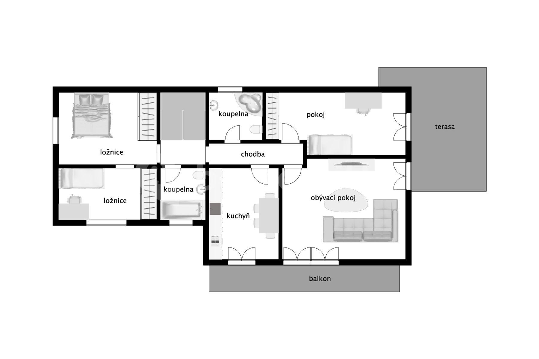 Prodej domu 239 m², pozemek 897 m², Domkovská, Praha, Praha