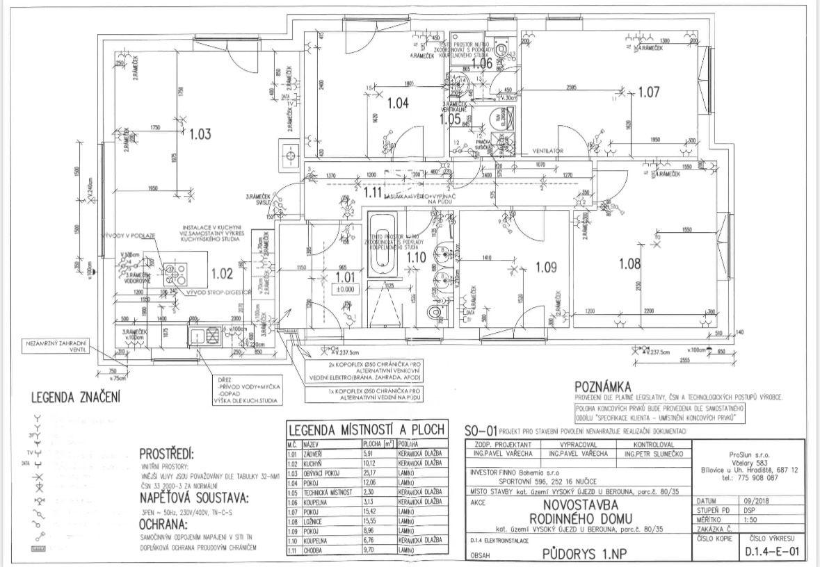 Prodej domu 140 m², pozemek 936 m², Na Vyhlídce, Vysoký Újezd, Středočeský kraj