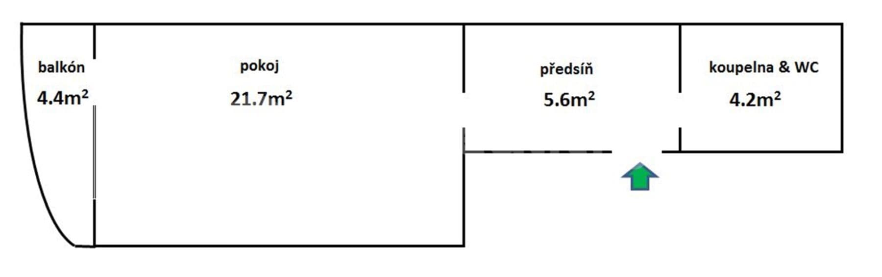 Pronájem bytu 1+1 36 m², nábřeží Závodu míru, Pardubice, Pardubický kraj