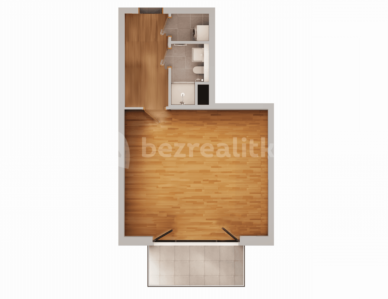 Prodej bytu 1+kk 42 m², Pekařova, Praha, Praha