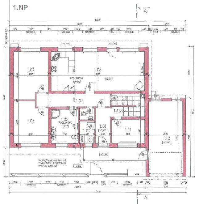 Prodej domu 250 m², pozemek 504 m², Husova, Kostelec nad Labem, Středočeský kraj