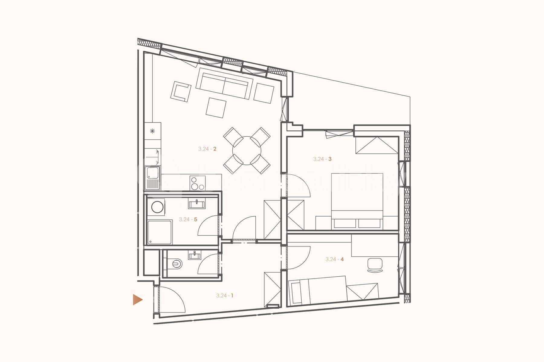 Prodej bytu 3+kk 70 m², Boloňská, Praha, Praha