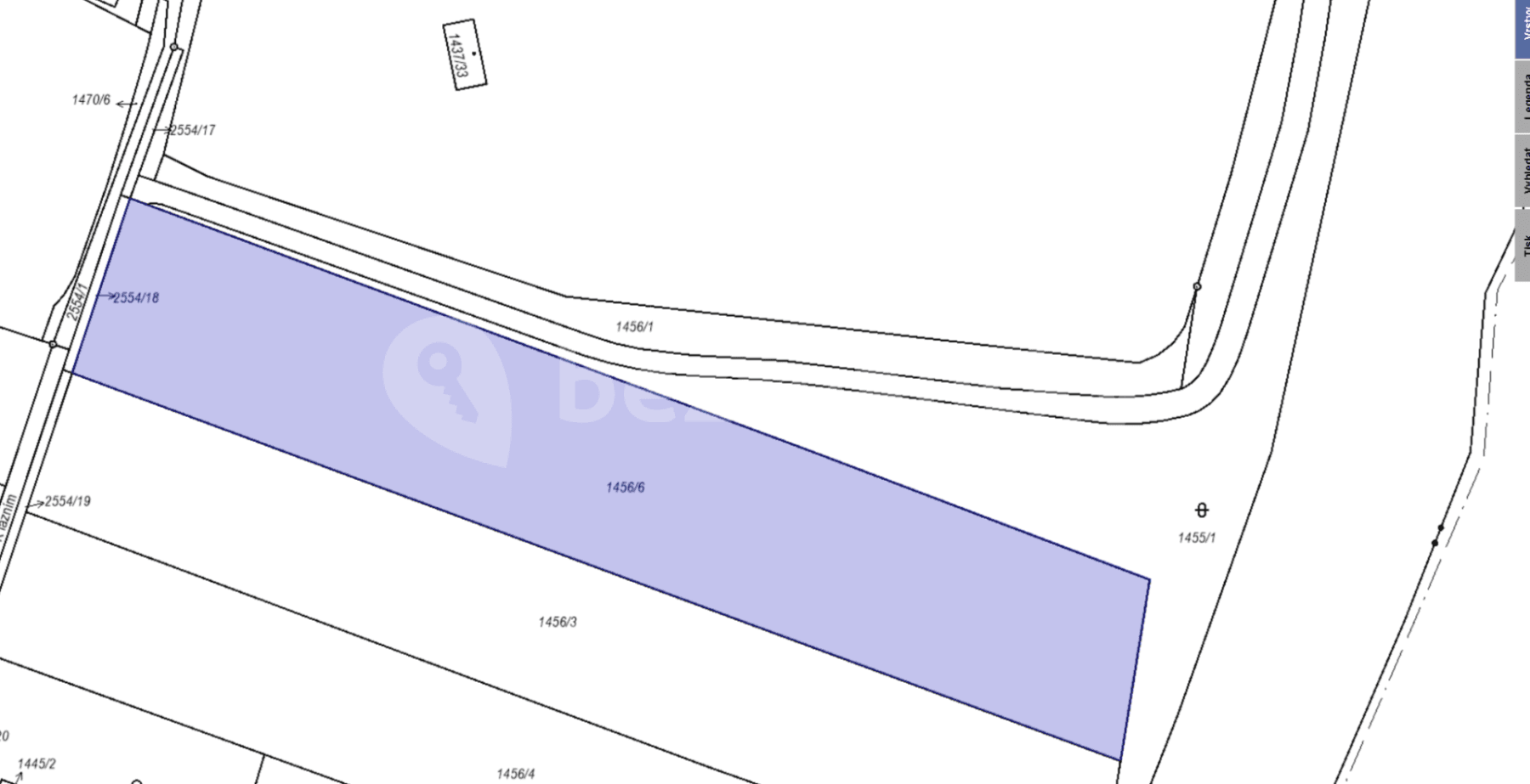 Prodej pozemku 4.613 m², K Lázním, Praha, Praha